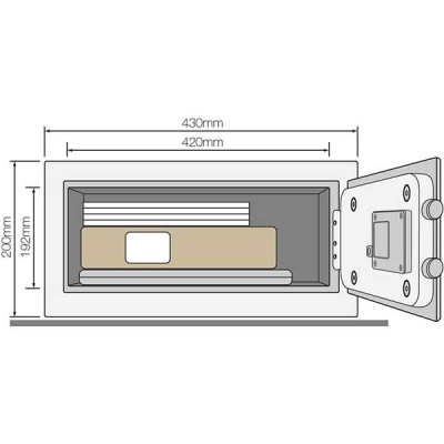 Yale - Laptop YLV 200 DB1 fekete - laptop szf elektronikus zrral